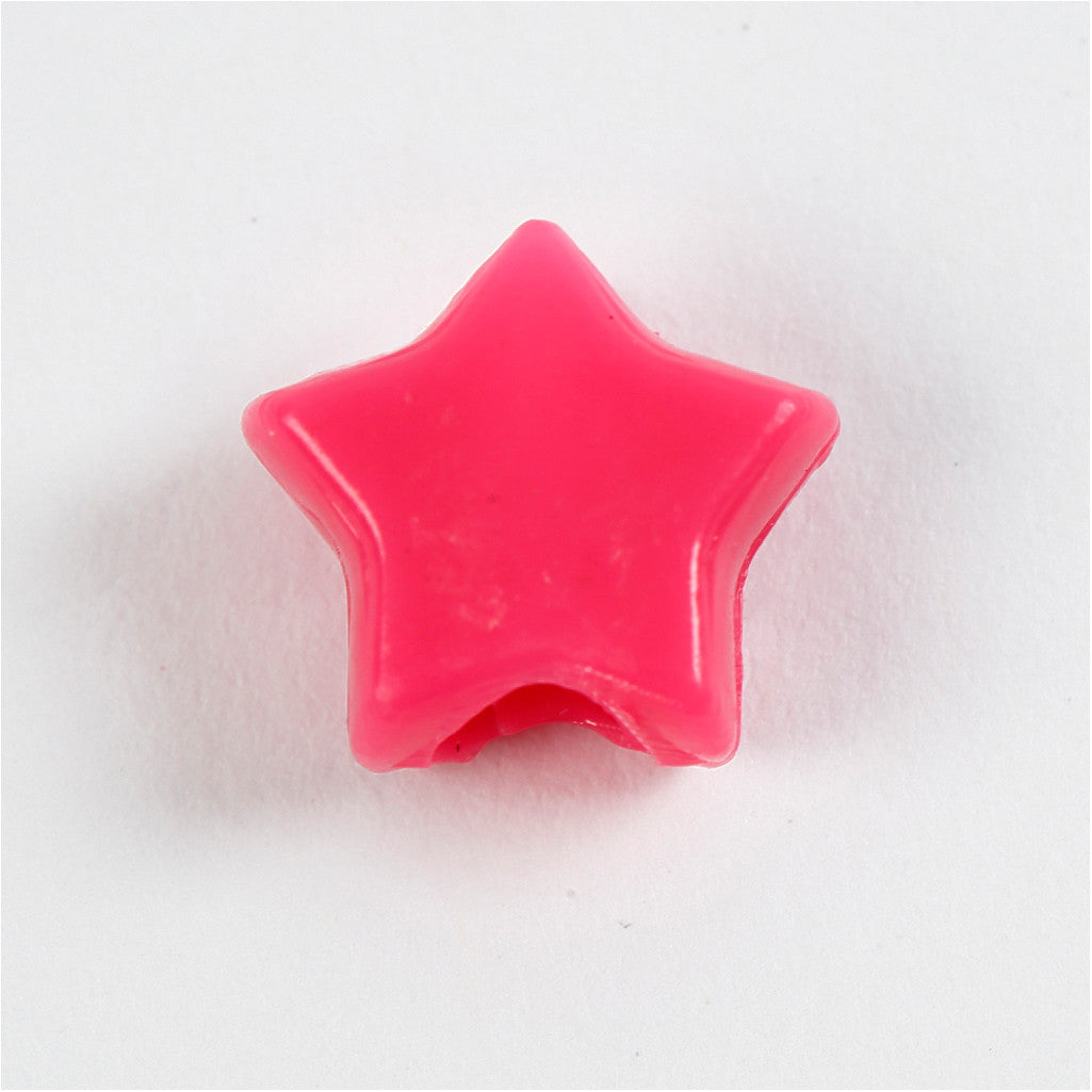 Perline in Plastica Forme Originali, diam 10 mm, misura buco 3,5 mm, ca. 1530 pz, colori asst., 400 g, 700 ml/ 1 vasch. [HOB-61774]