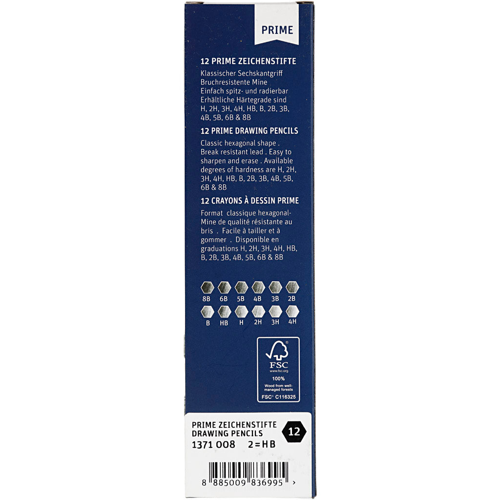 Matita da Disegno edu, HB, 12 pz/ 1 conf. [HOB-620170]