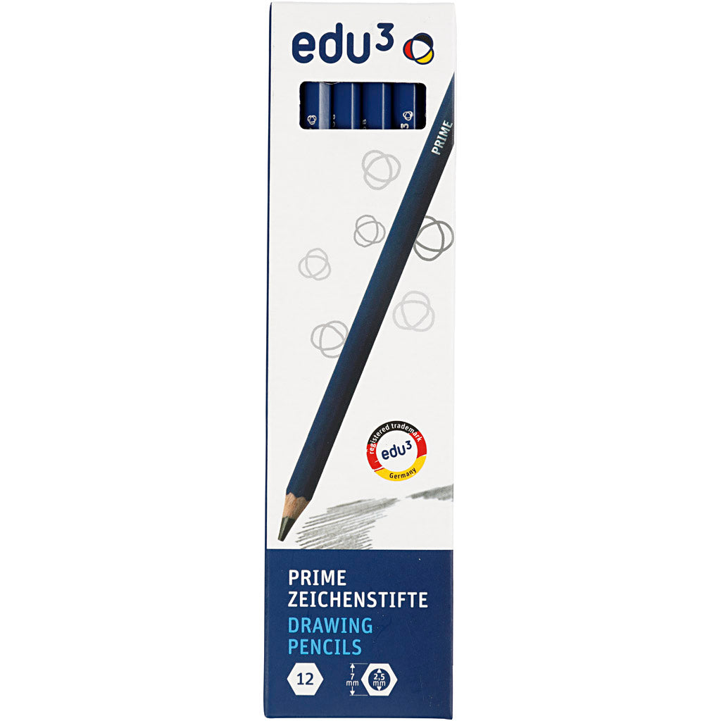 Matita da Disegno edu, B, 12 pz/ 1 conf. [HOB-620171]