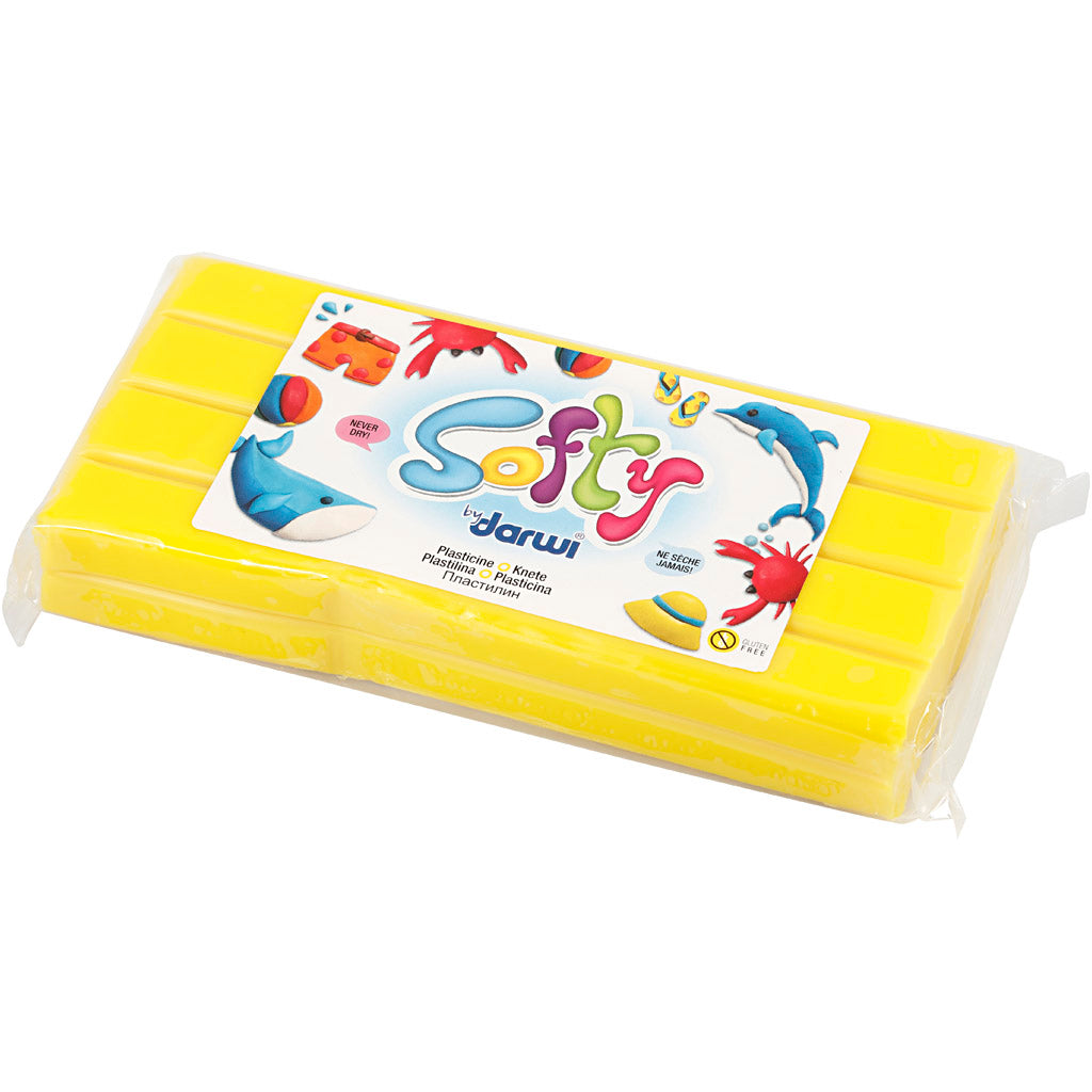 Pasta da Modellare Morbida, giallo, 500 g/ 1 conf. [HOB-680414]