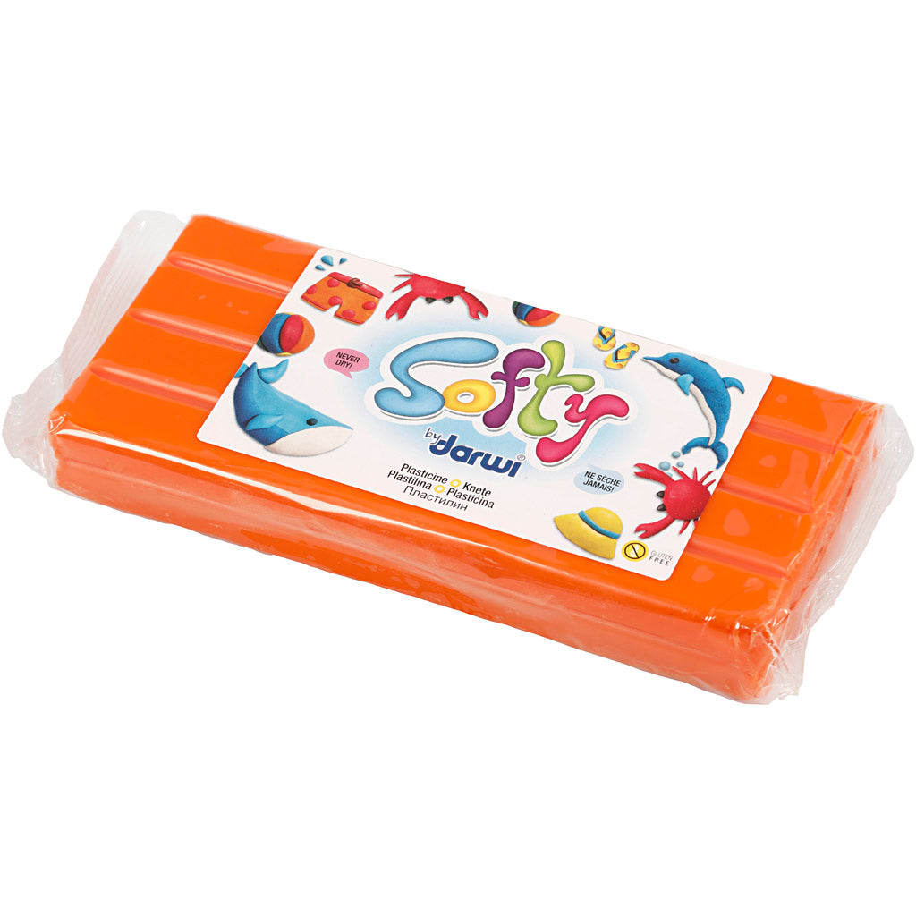 Pasta da Modellare Morbida, arancio, 500 g/ 1 conf. [HOB-680424]