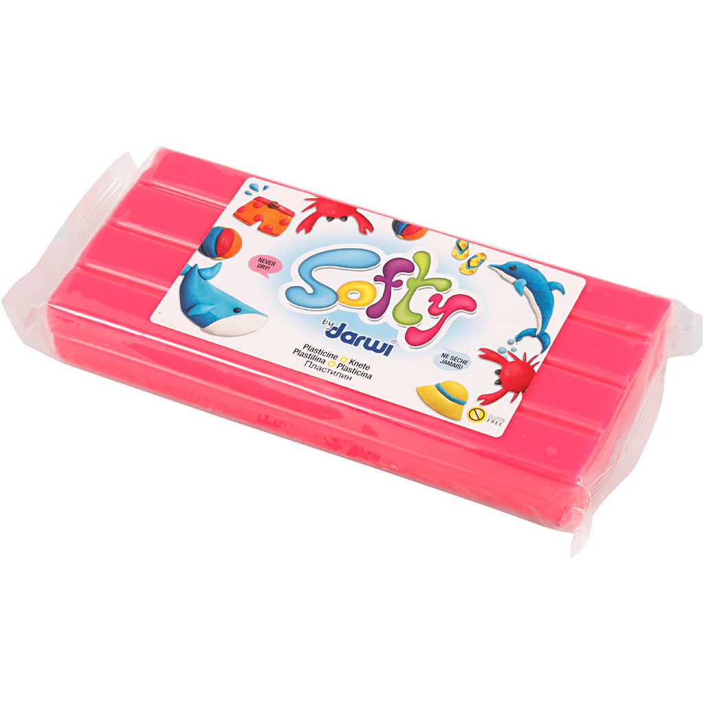 Pasta da Modellare Morbida, rosa, 500 g/ 1 conf. [HOB-680442]