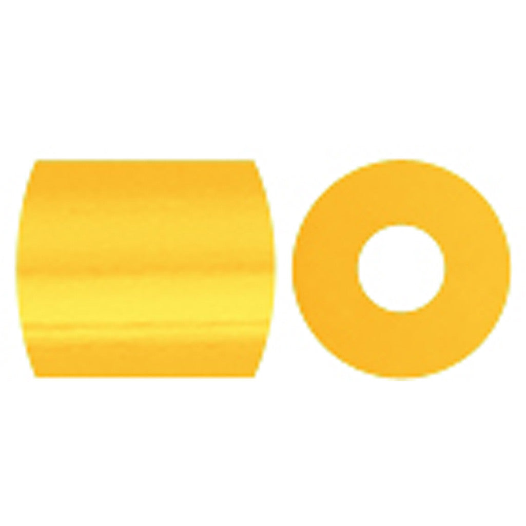 Perline a tubetto, misura 5x5 mm, misura buco 2,5 mm, medium, giallo (32227), 6000 pz/ 1 conf. [HOB-751141]