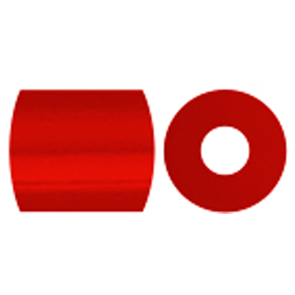 Perline a tubetto, misura 5x5 mm, misura buco 2,5 mm, medium, rosso chiaro (32225), 6000 pz/ 1 conf. [HOB-751191]