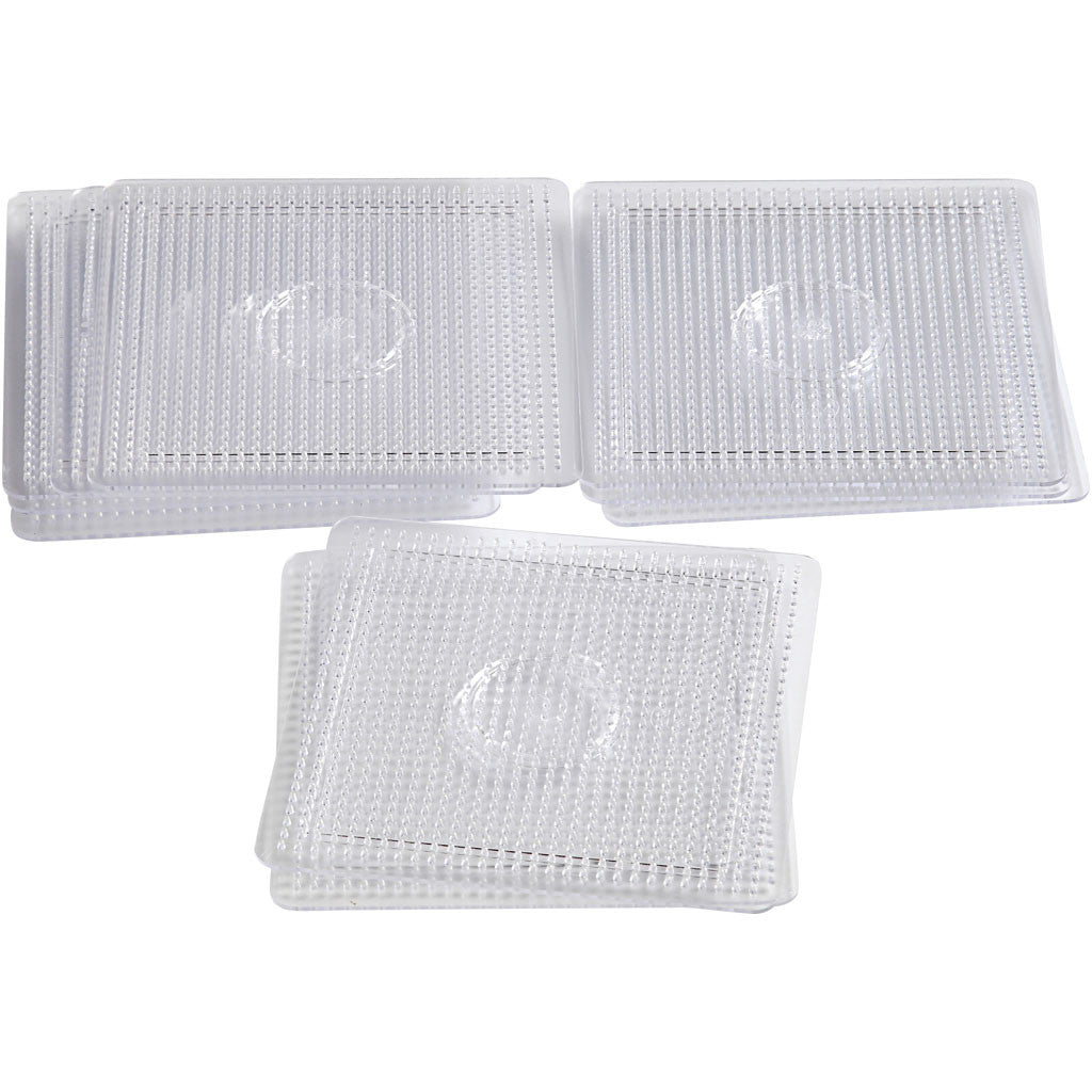 Pannello a pioli, grande quadrato, misura 14,5x14,5 cm, medium, 10 pz/ 1 conf. [HOB-753011]
