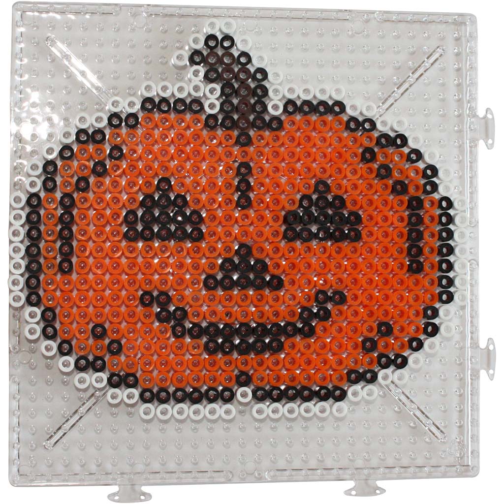 Pannello a pioli, quadrato grande, misura 15x15 cm, medium, trasparente, 2 pz/ 1 conf. [HOB-75309]