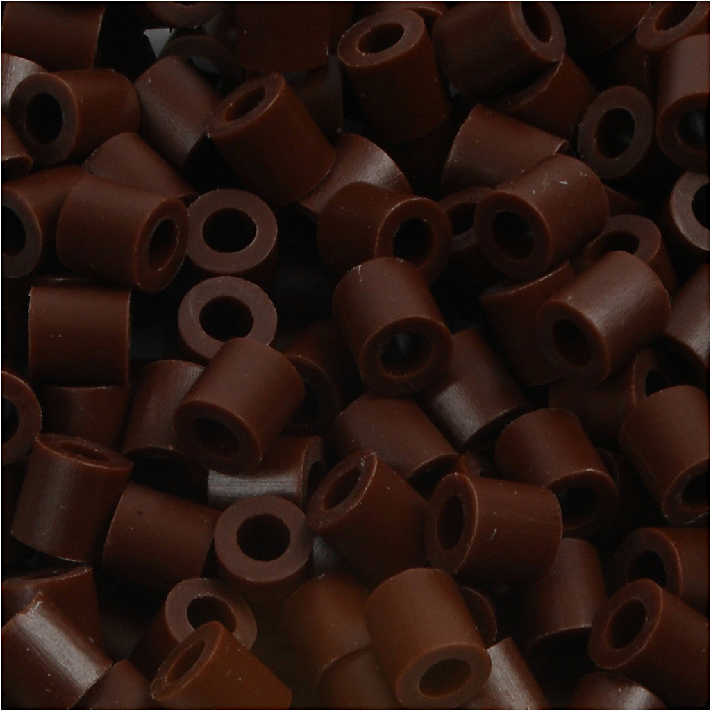PhotoPearls, misura 5x5 mm, misura buco 2,5 mm, medium, marrone (3), 6000 pz/ 1 conf. [HOB-75503]