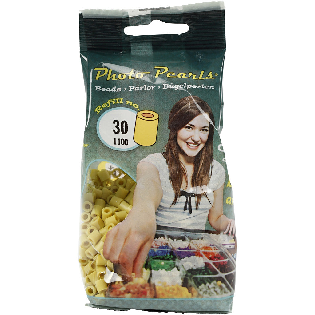 PhotoPearls, misura 5x5 mm, misura buco 2,5 mm, medium, oliva (30), 1100 pz/ 1 conf. [HOB-755300]