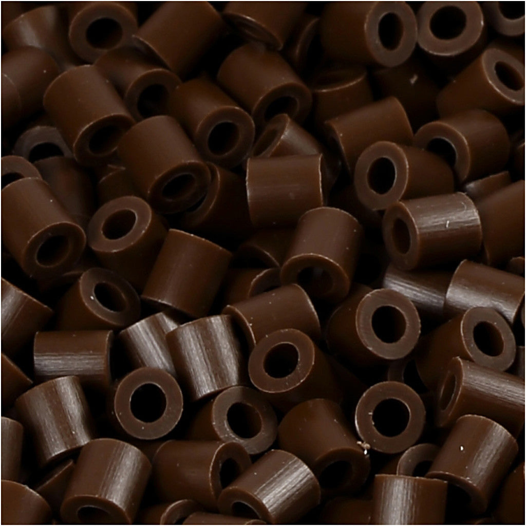 PhotoPearls, misura 5x5 mm, misura buco 2,5 mm, medium, marrone scuro (2), 1100 pz/ 1 conf. [HOB-755520]