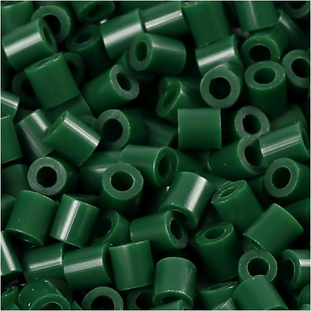 PhotoPearls, misura 5x5 mm, misura buco 2,5 mm, medium, verde scuro (9), 1100 pz/ 1 conf. [HOB-755590]