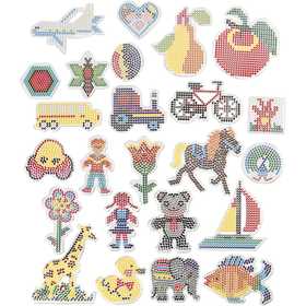 Pannello a pioli, misura 7x7,5-14x16 cm, medium, 24 pz/ 1 conf. [HOB-75592]