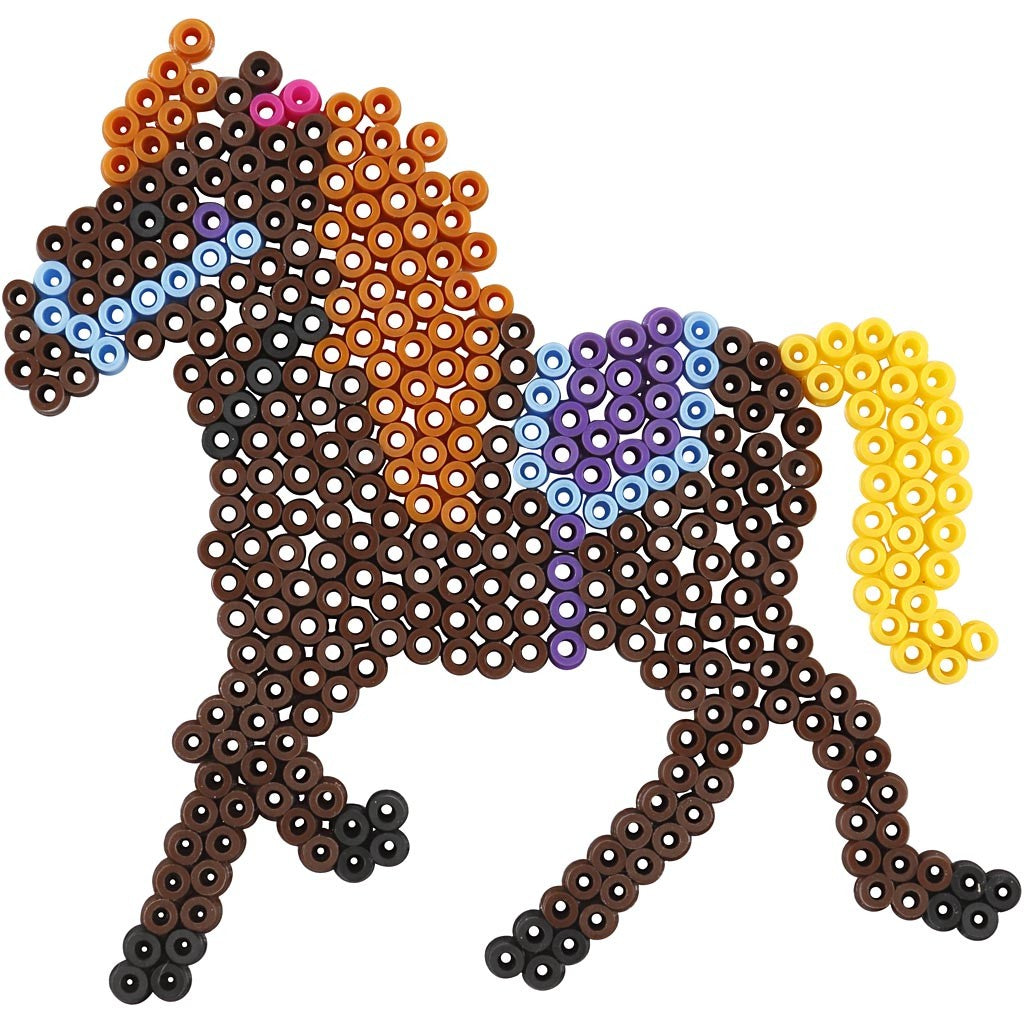 Pannello a pioli, papera, elefante, giraffa, orso, cavallo e pesce, misura 10x11-13x16,5 cm, medium, 6 pz/ 1 conf. [HOB-75594]