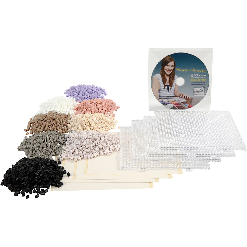 PhotoPearls kit, medium, colori asst., 14000 pz, 1 set [HOB-75597]