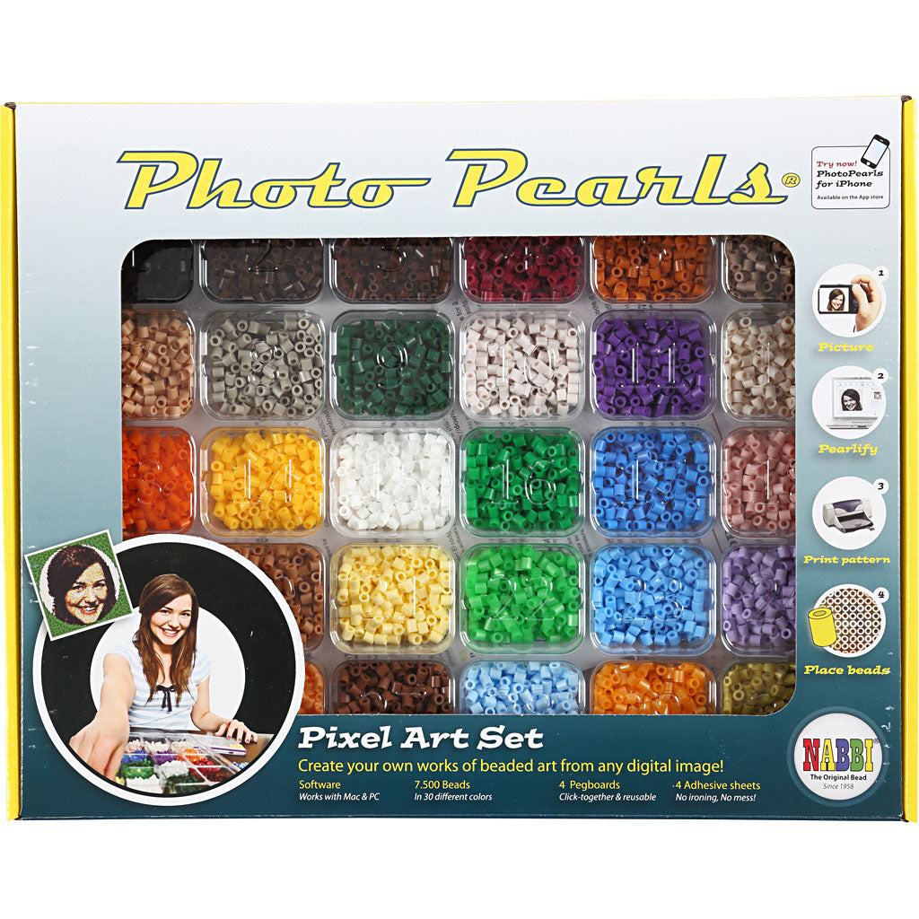 PhotoPearls kit, medium, 15000 pz, 1 set [HOB-75598]