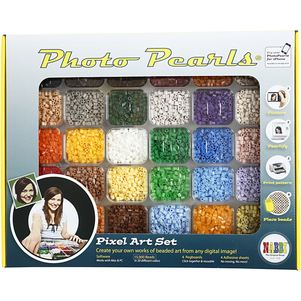 PhotoPearls kit, medium, 15000 pz, 1 set [HOB-75598]