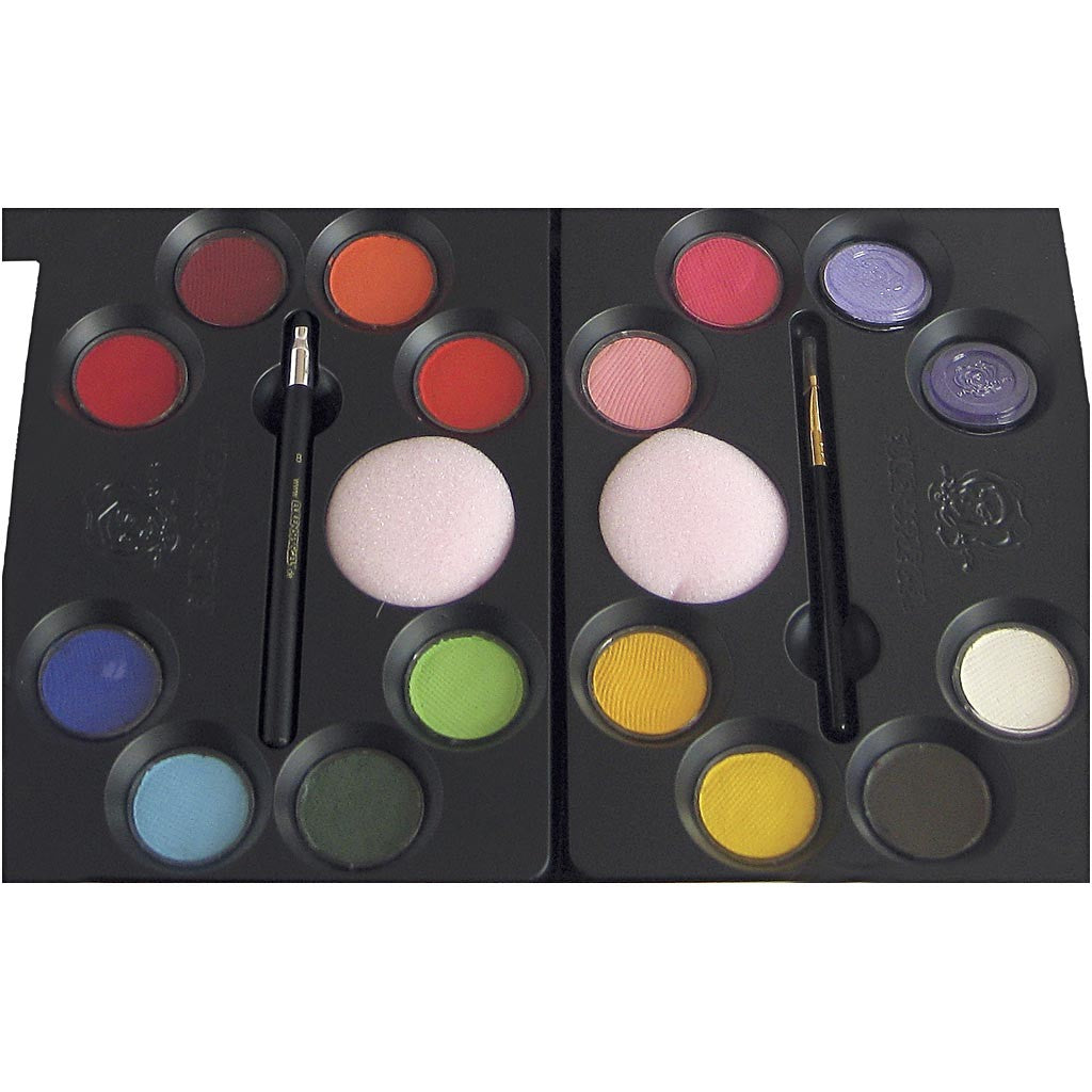 Set makeup con istruzioni, colori asst., 1 set [HOB-76132]