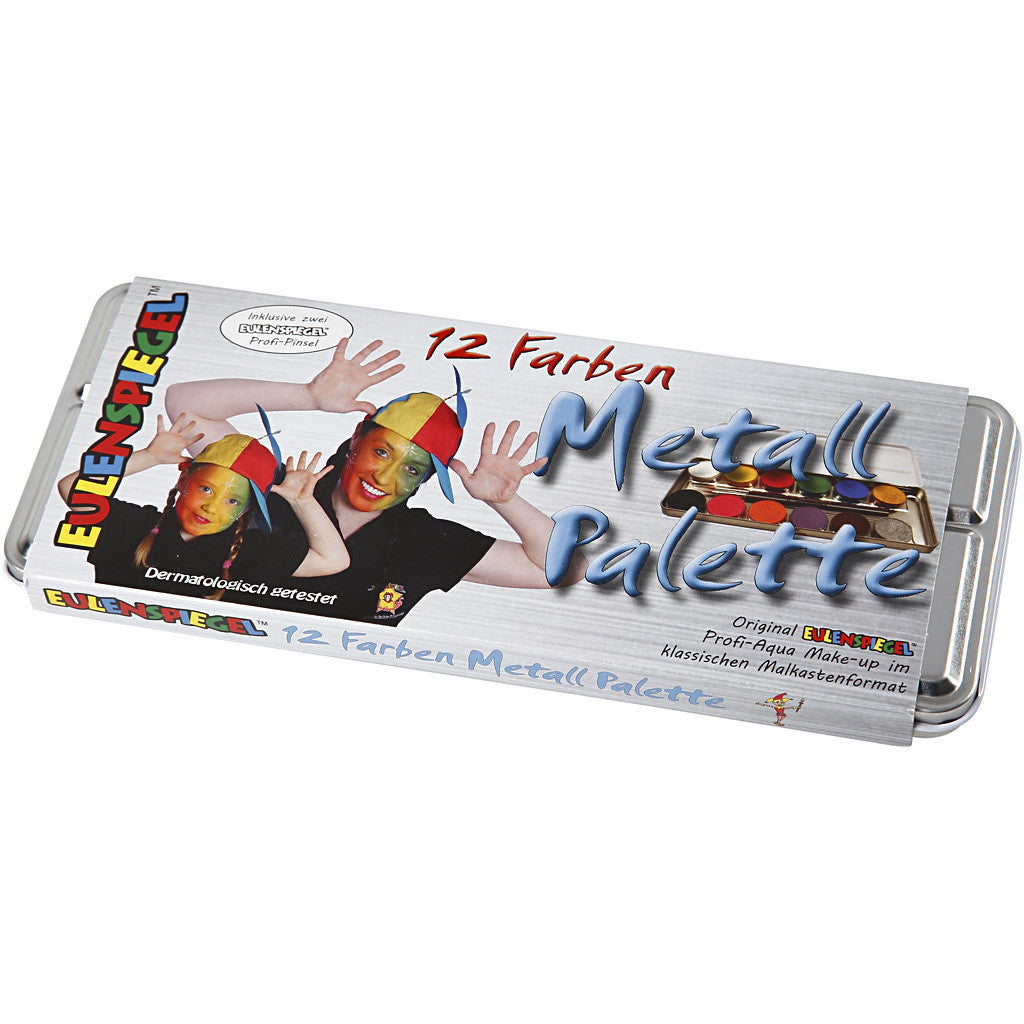 Pittura Facciale a Base d'acqua, colori asst., 12 color/ 1 set [HOB-76136]