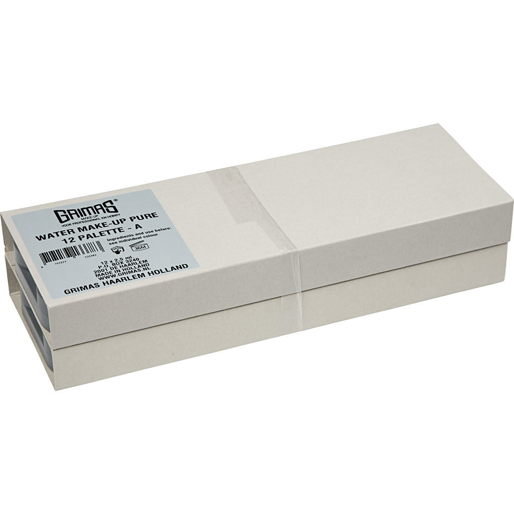 Tavolozza trucco viso a base d'acqua, colori asst., 24x2.50 ml/ 1 pz [HOB-77004]