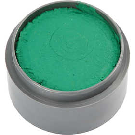 Pittura facciale a base d'acqua, verde, 15 ml/ 1 vasch. [HOB-77016]