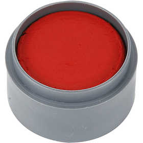 Pittura facciale a base d'acqua, rosso chiaro, 15 ml/ 1 vasch. [HOB-77018]