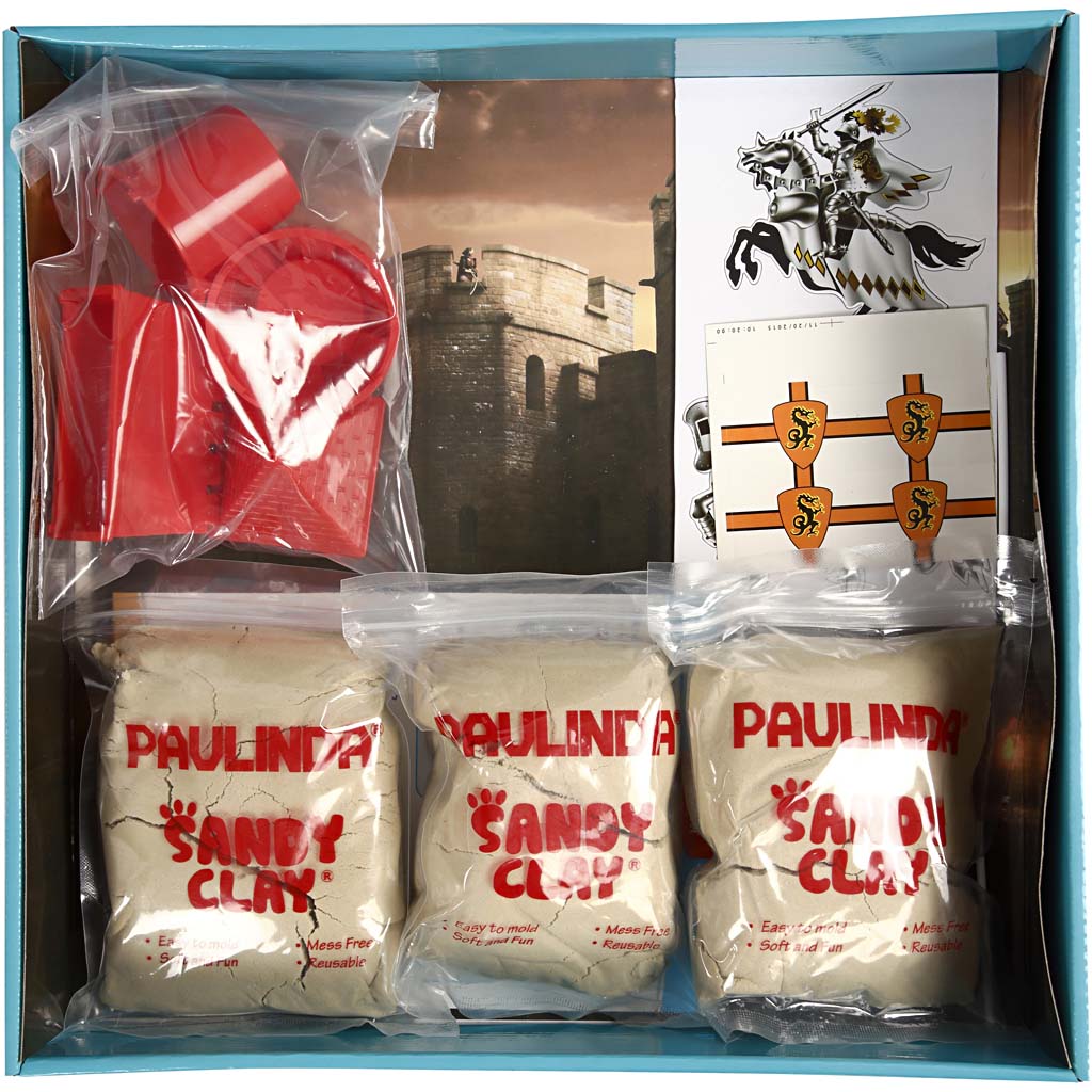 Sandy Clay ®, castello, natural, 1 set [HOB-78270]