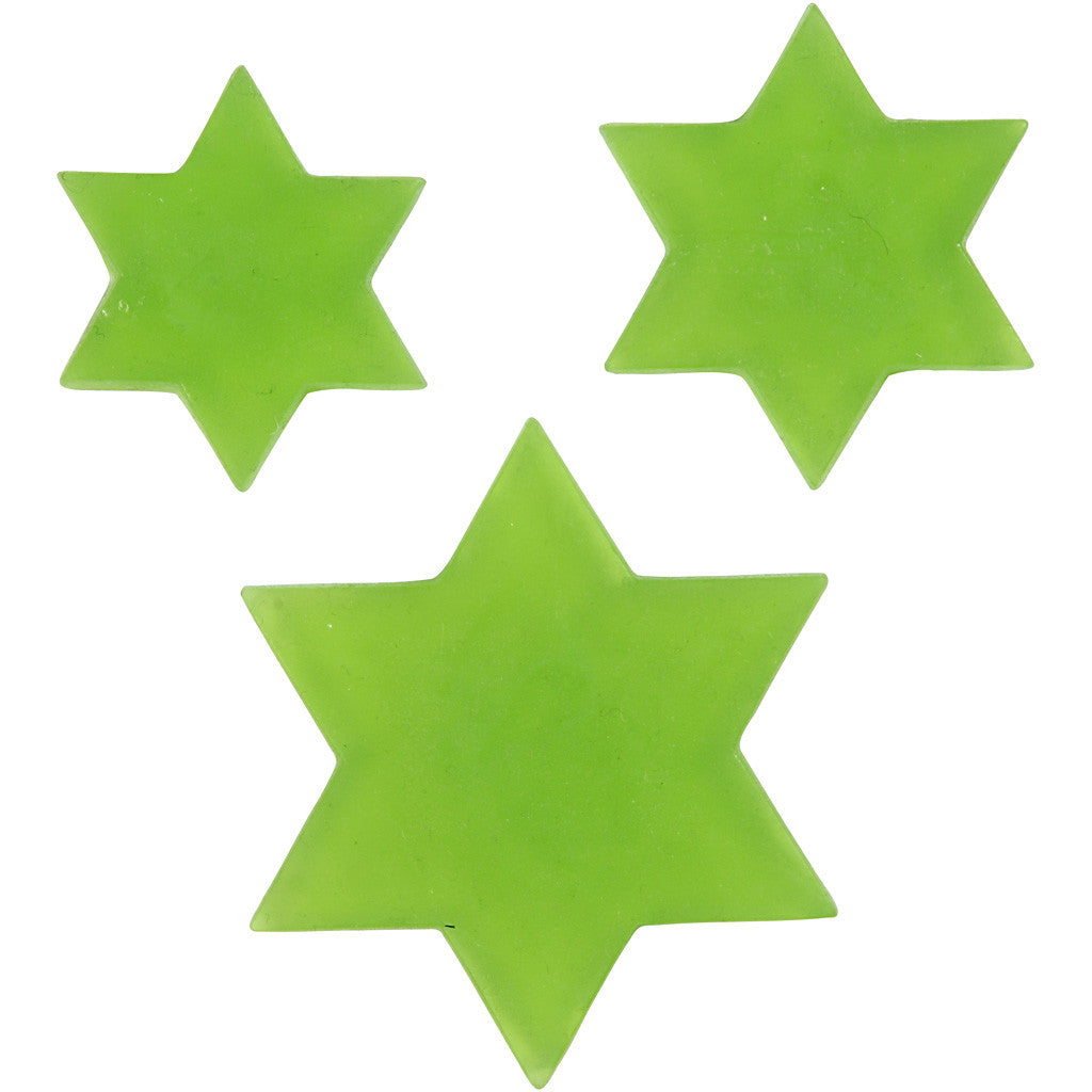 Stampo decorativo, stella, H: 6+8+10 cm, P: 9 mm, misura 14,9x22 cm, 1 pz [HOB-78637]