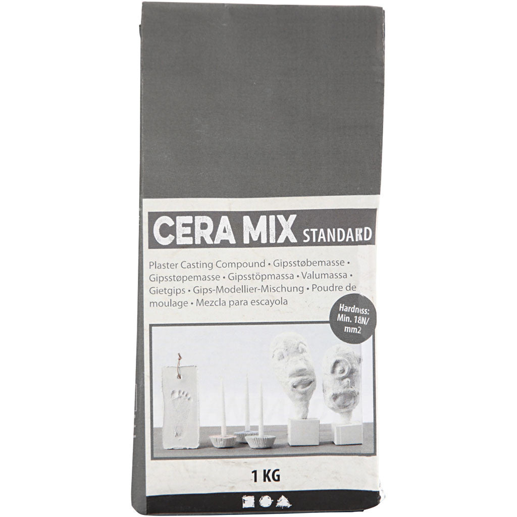 Gesso a colata Cera-Mix Standard, grigio chiaro, 1 kg [HOB-786500]