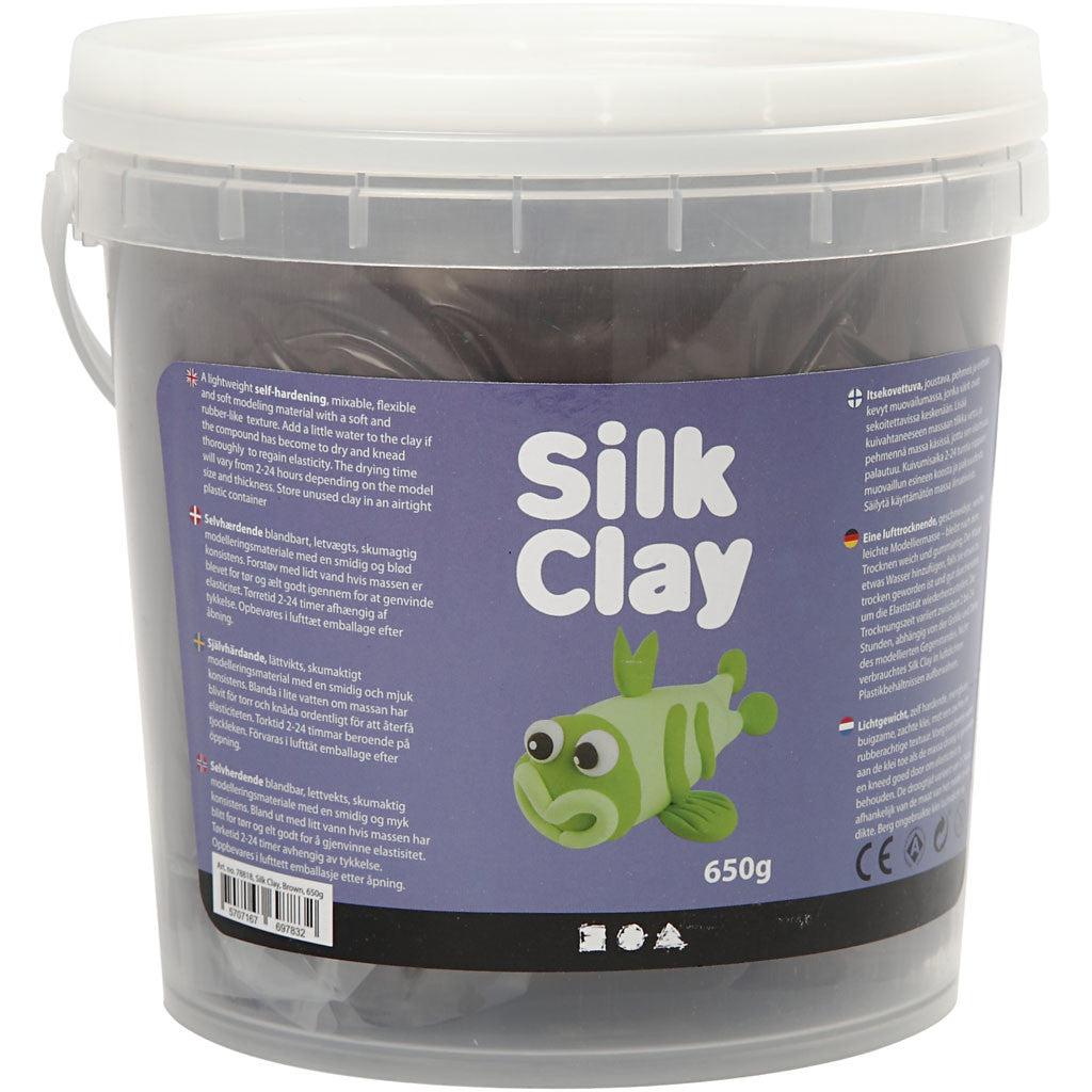 Silk Clay®, marrone, 650 g/ 1 secch. [HOB-78818]