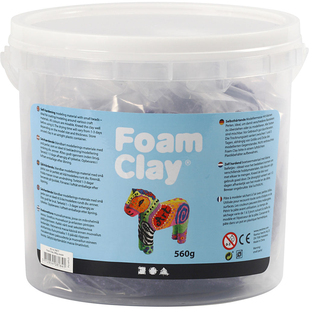 Foam Clay® , viola, 560 g/ 1 secch. [HOB-78877]