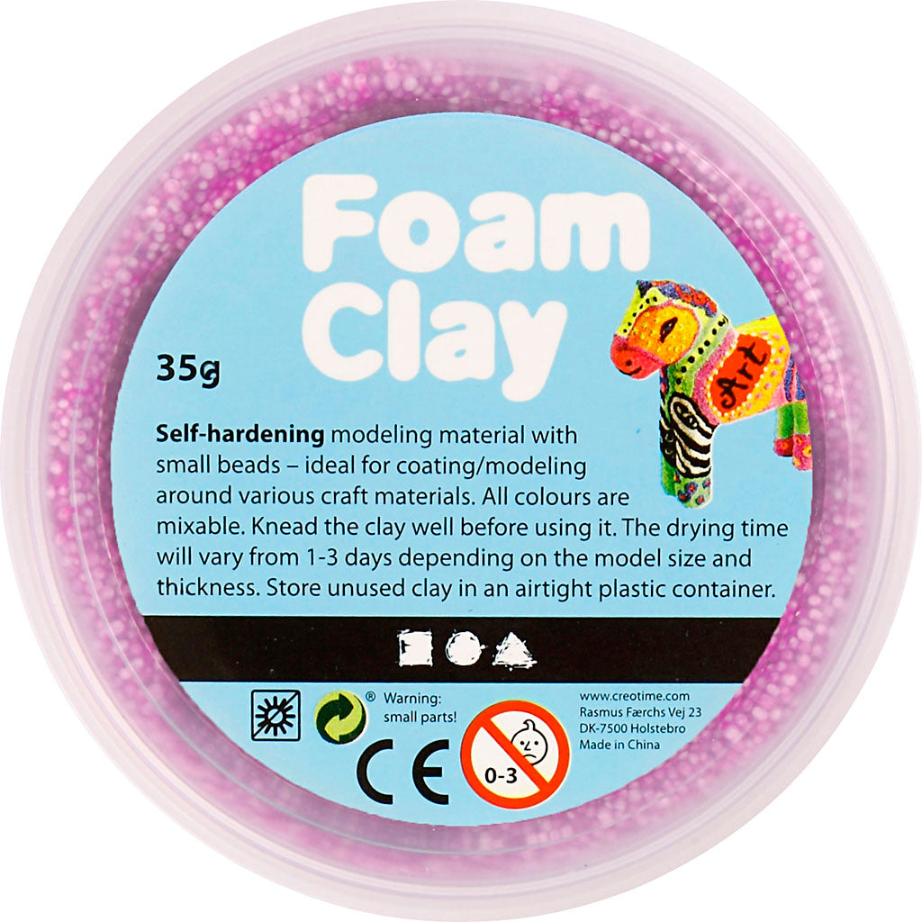 Foam Clay® , viola neon, 35 g/ 1 vasch. [HOB-78925]