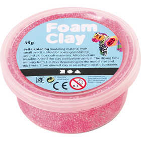 Foam Clay® , neon pink, 35 g/ 1 vasch. [HOB-78926]