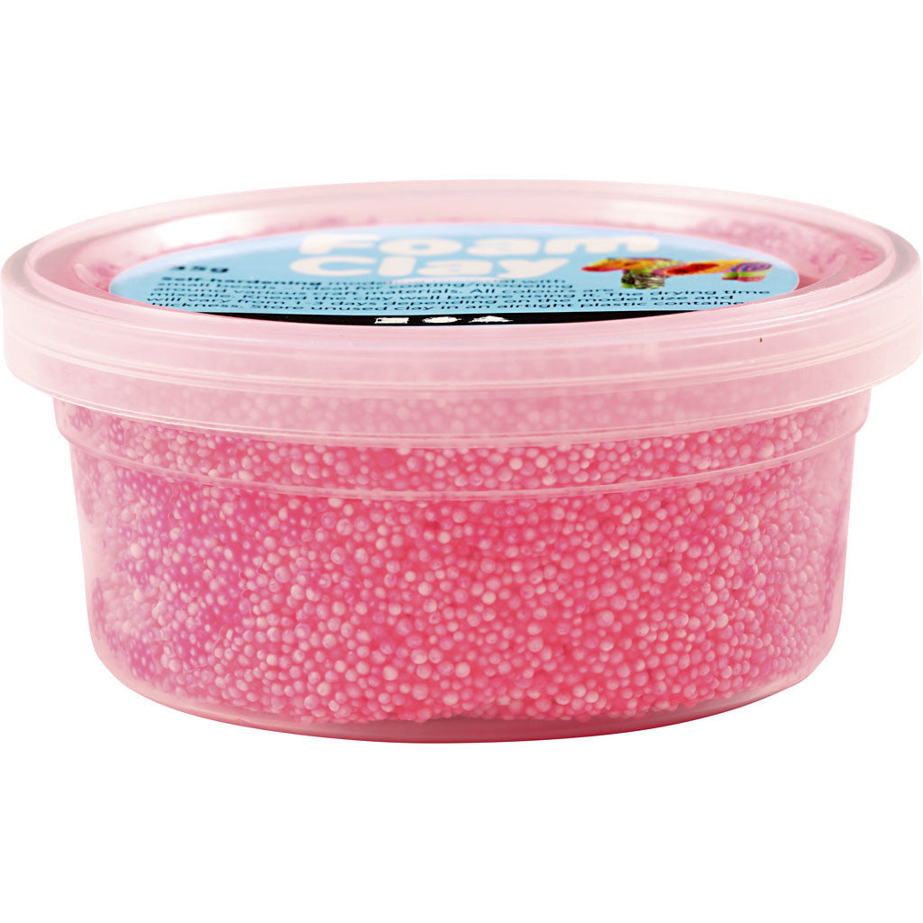 Foam Clay® , neon pink, 35 g/ 1 vasch. [HOB-78926]