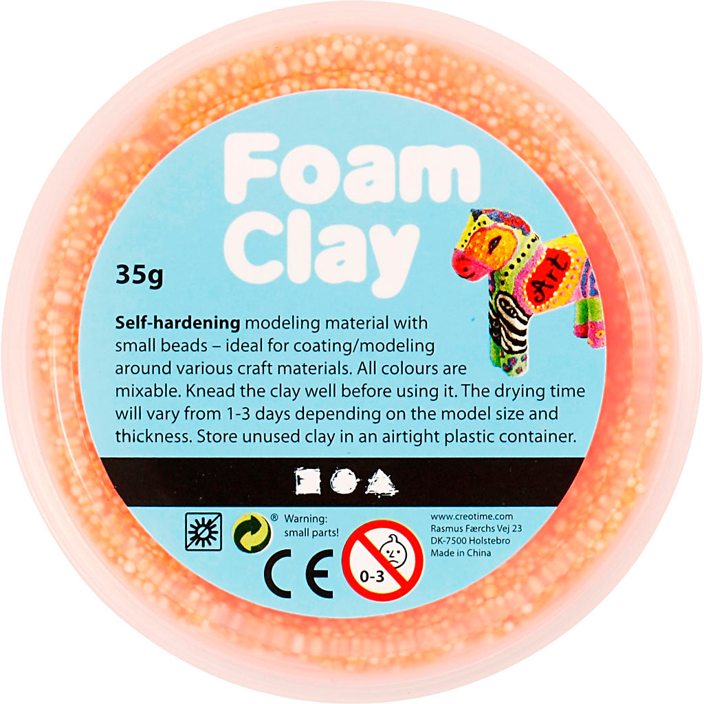 Foam Clay®, neon orange, 35 g/ 1 tub [HOB78928]