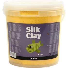 Silk Clay®, giallo, 650 g/ 1 secch. [HOB-79130]