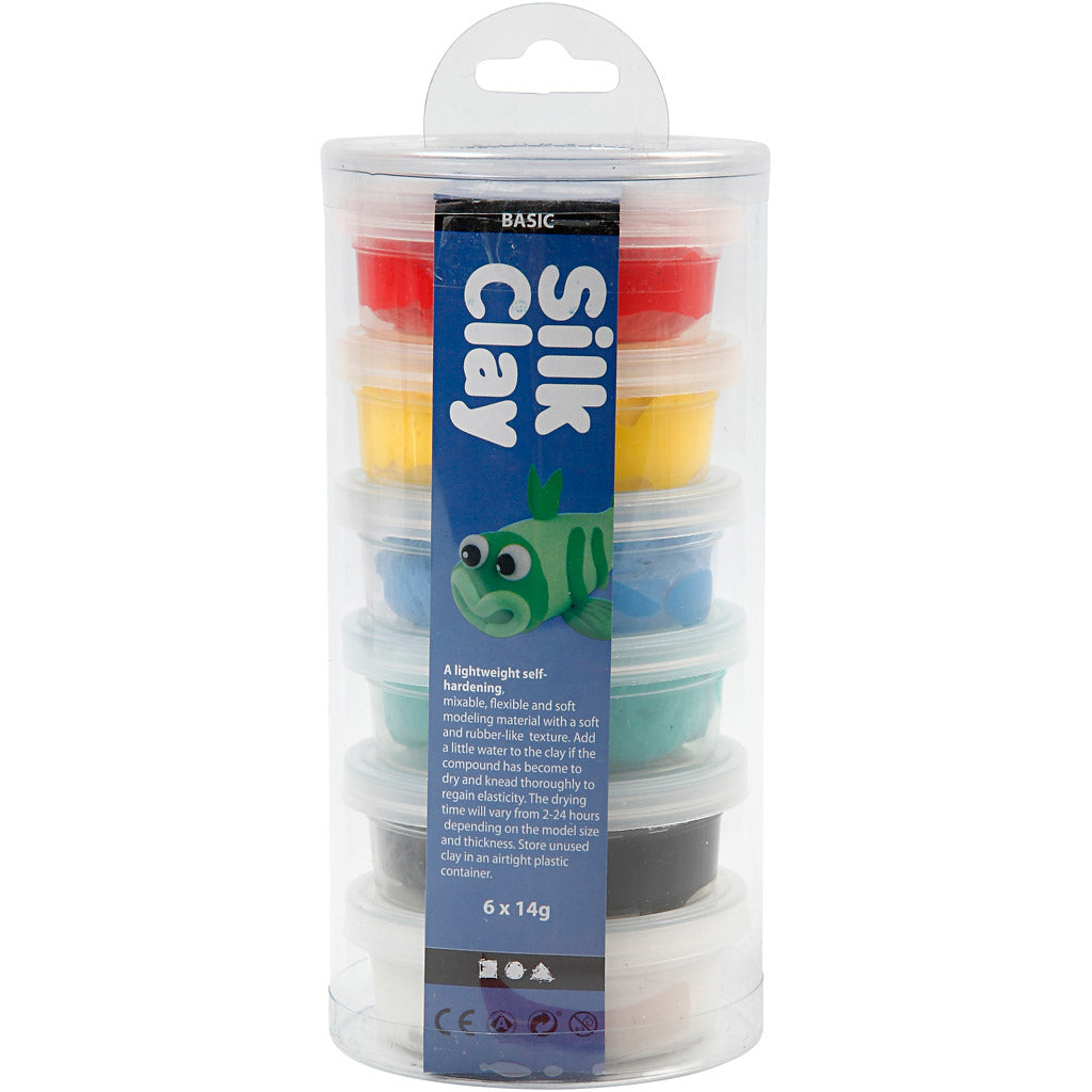 Silk Clay®, colori standard, 6x14 g/ 1 conf. [HOB-79141]