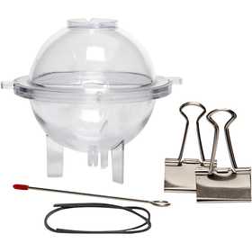 Stampo per candela, sfera, diam 80 mm, 1 pz [HOB-79230]