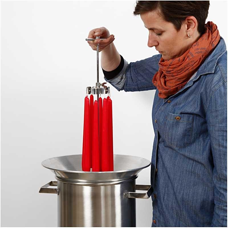 Supporto per candele a immersione, L: 35 cm, diam 9 cm, 1 pz [HOB-79280]