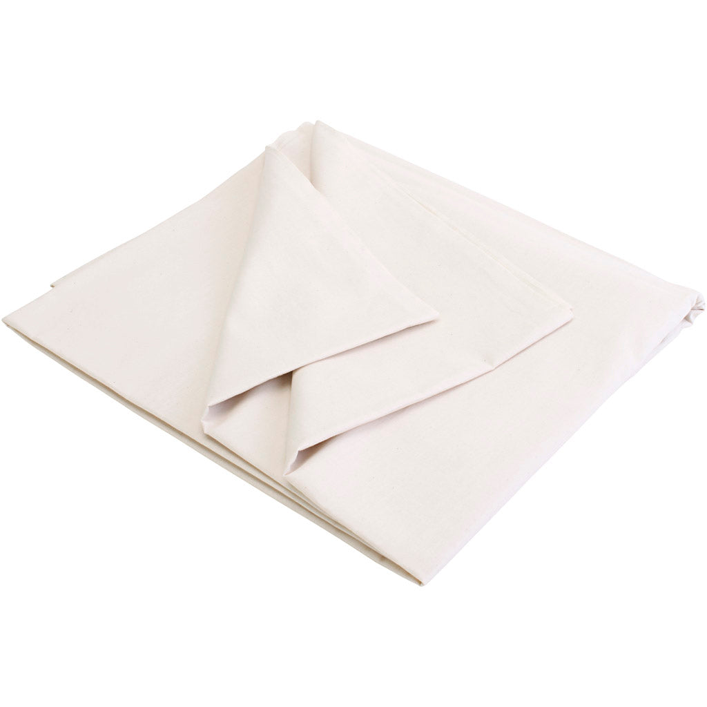 Tela di cotone sbiadita, L: 150 cm, natural, 5 m/ 1 conf. [HOB-800299]