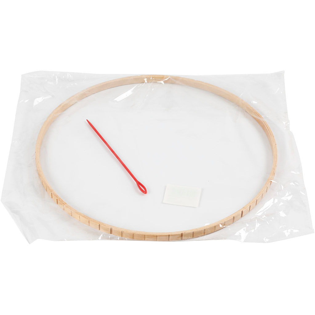 Telaio per tessitura, diam 29 cm, 1 pz [HOB-820712]