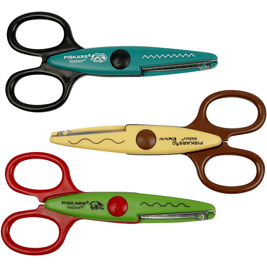 Fiskars Forbici Sagomate Kidzors, 3 pz/ 1 conf. [HOB-8231]