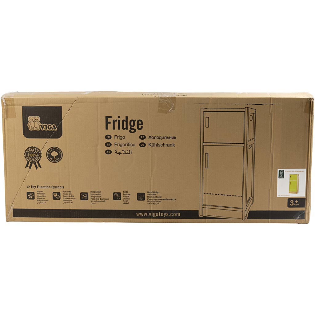 Frigorifero da gioco VIGA, misura 40x92x36 cm, 1 pz [HOB-907705]