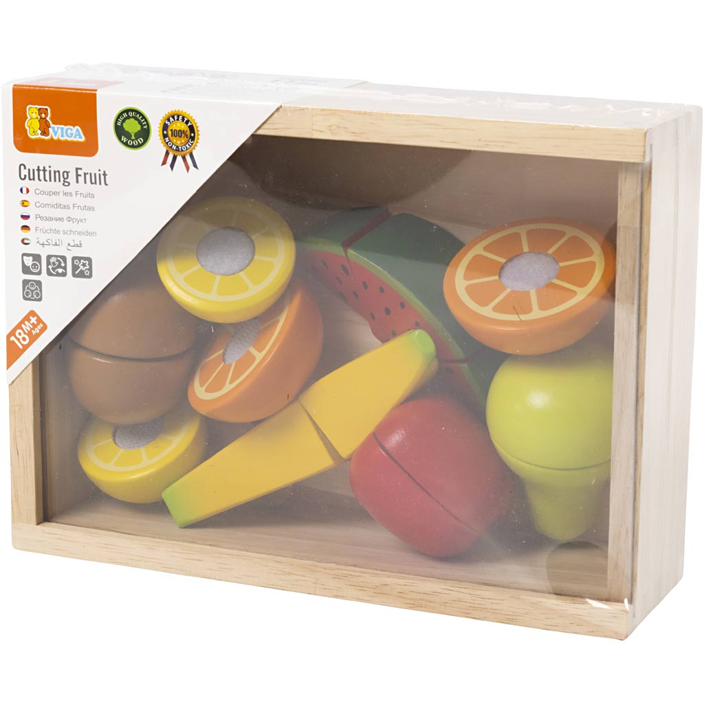 Set di frutta tagliabile VIGA, 17 parti/ 1 conf. [HOB-907716]