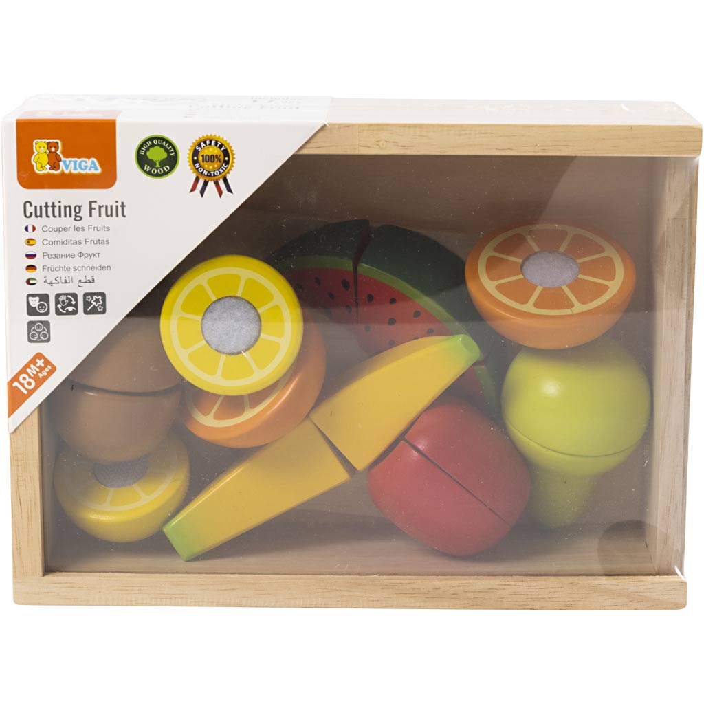 Set di frutta tagliabile VIGA, 17 parti/ 1 conf. [HOB-907716]