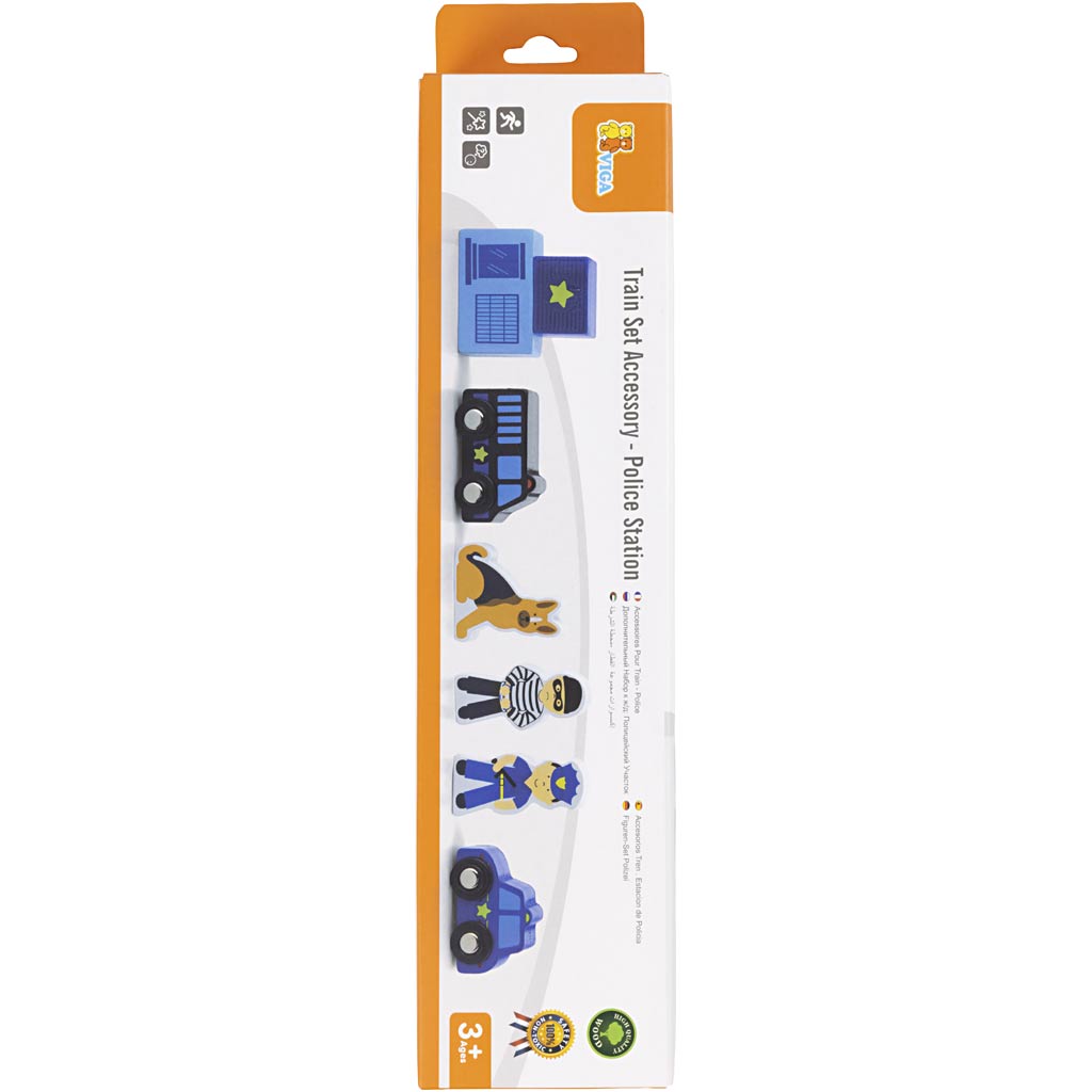 Accessori ferroviari VIGA , Polizia, 6 parti/ 1 set [HOB-907744]