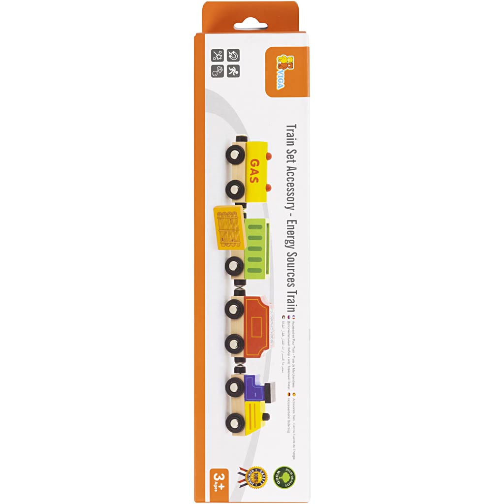 Accessori ferroviari VIGA , Treno merci, 4 parti/ 1 set [HOB-907747]
