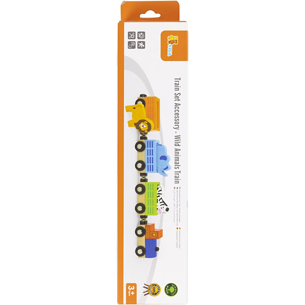 Accessori ferroviari VIGA , Allenati con figure di animali, 7 parti/ 1 set [HOB-907748]