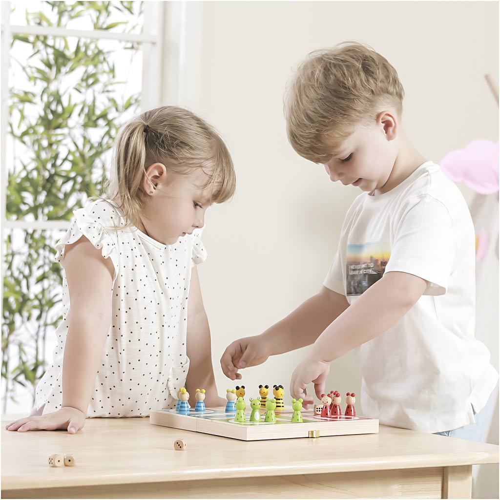 Ludo animali gioco da tavolo VIGA , 1 set [HOB-907762]