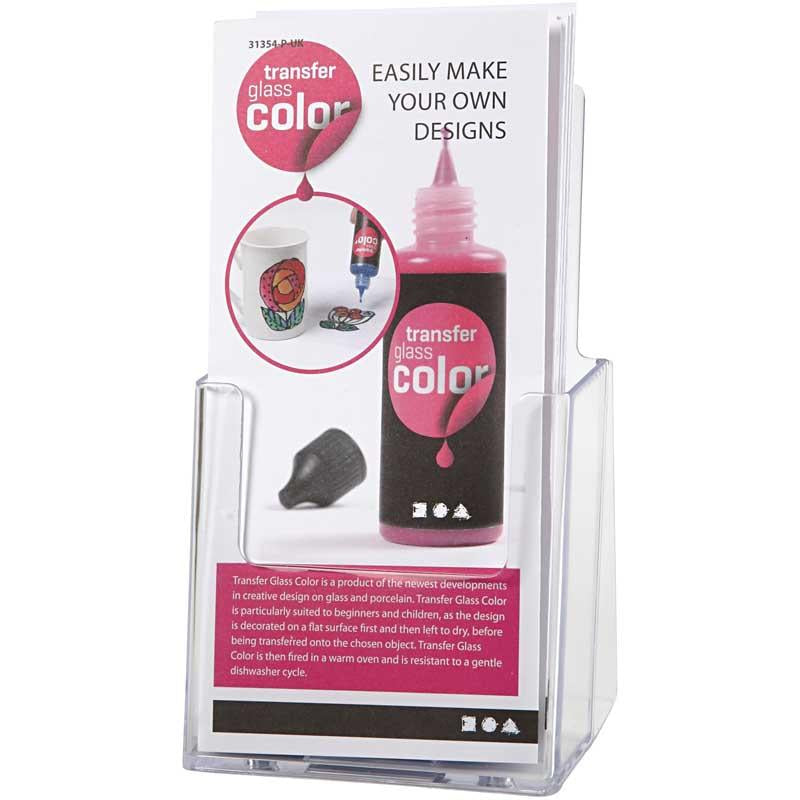 Espositore per volantini, misura 110x80x200 mm, 1 pz [HOB-93064]