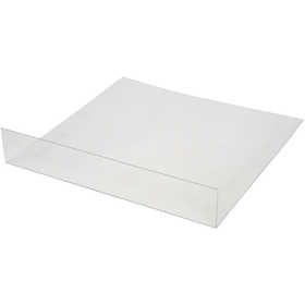 Inserto acrilico, misura 375x380 mm, transparent, 1 pz [HOB-93231]