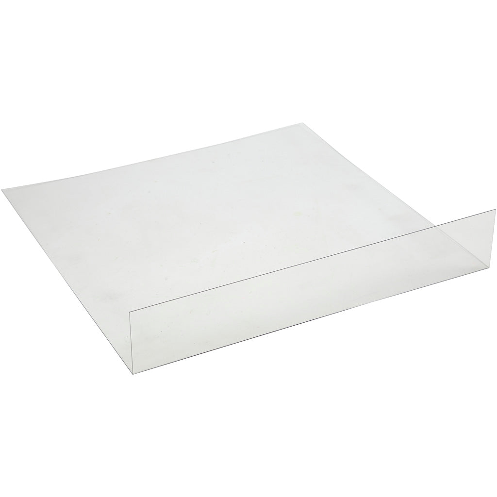 Inserto acrilico, misura 375x380 mm, transparent, 1 pz [HOB-93231]